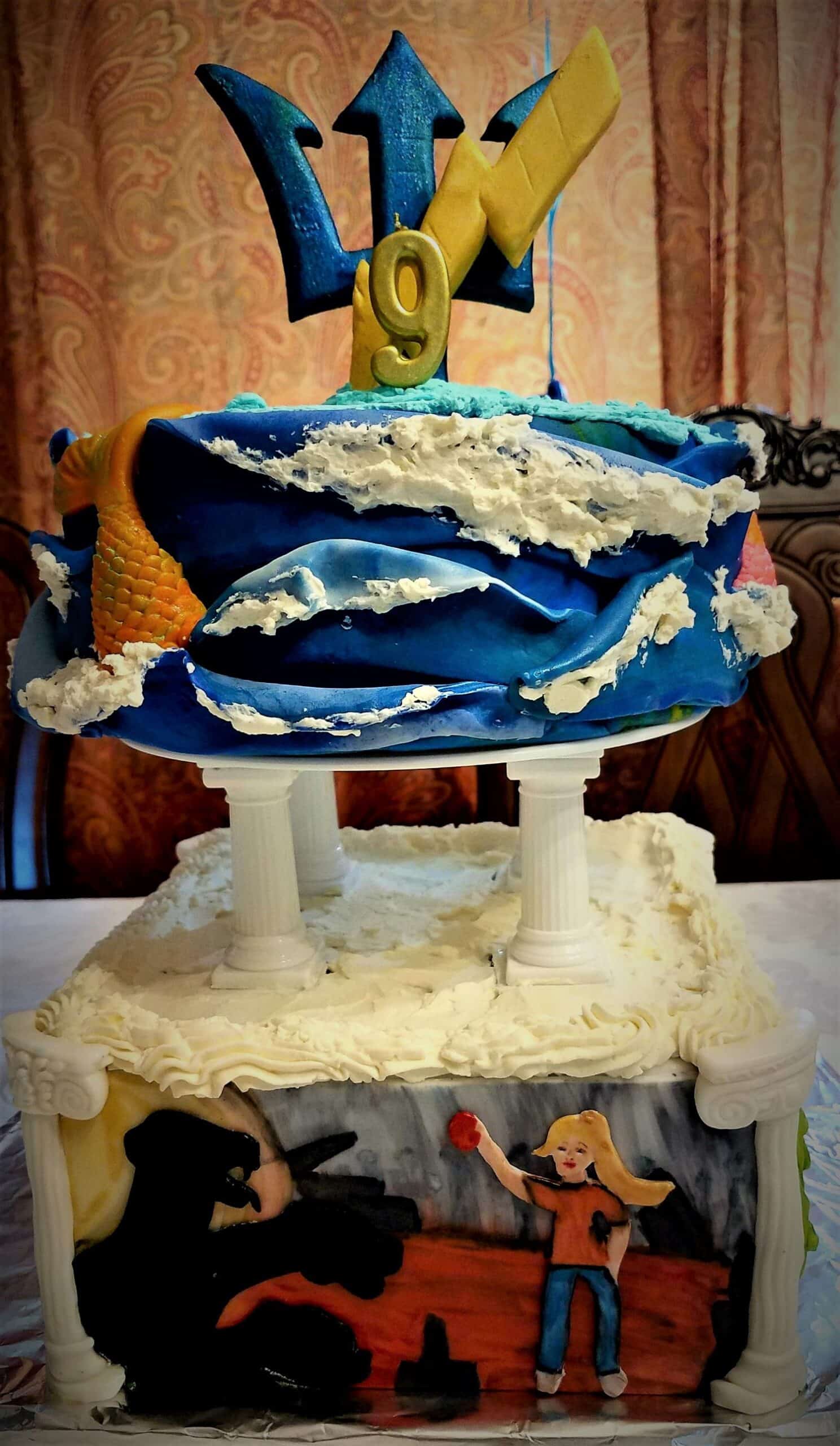 Percy Jackson Cake! Happy Birthday, Sarah! #bakedonoceanvi… | Flickr